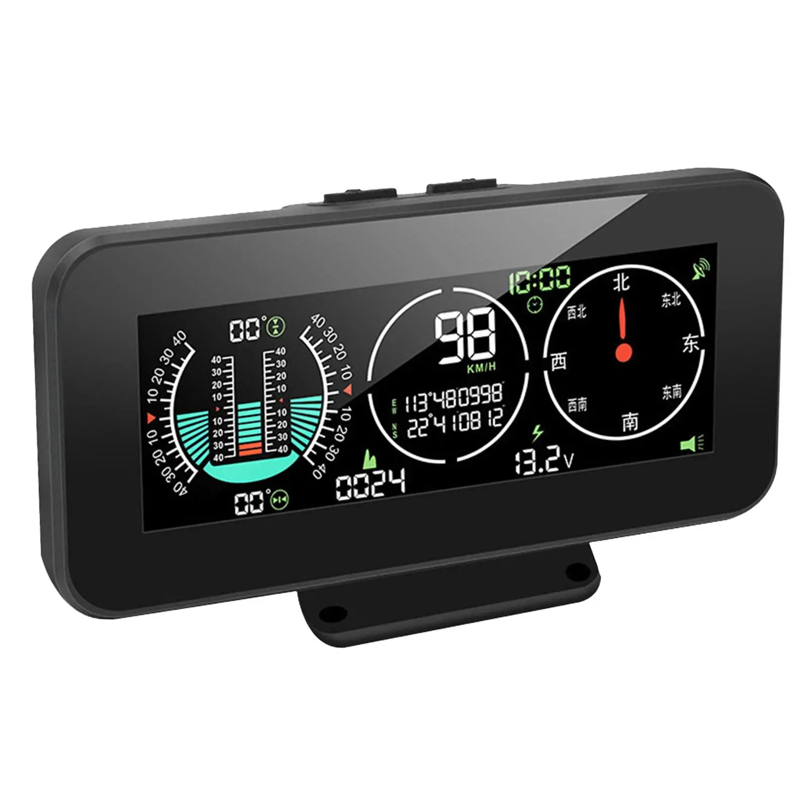 디지털 속도계 자동차 나침반 경사계, 범용 M60 GPS, 고품질 미니