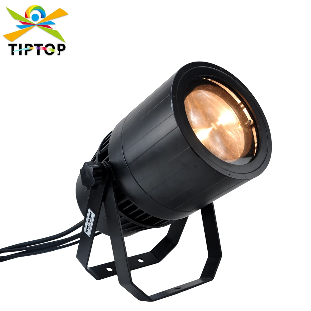 

Freeshipping 200W Outdoor COB Led Zoom Par Light Warm White 3200K Cold White 6500K Aluminum IP65 Cover Waterproof Cooling Fan
