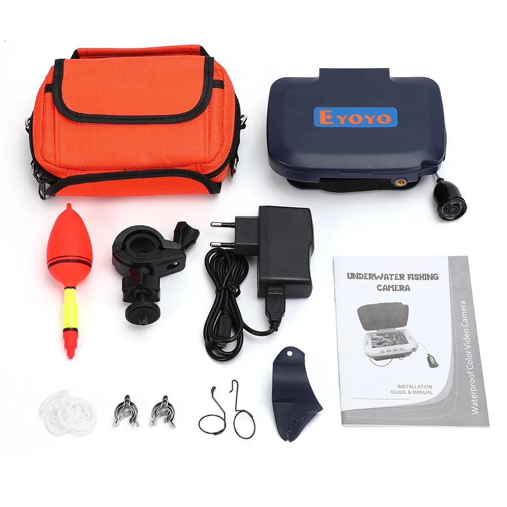 Fish Finder EYOYO Underwater video camera for Ice fishing 1000TVL 4.3