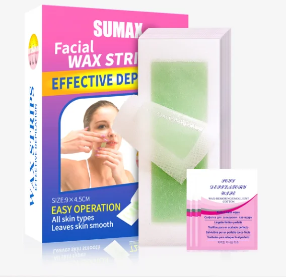 Coconut Oil Essence Painless Hair Removal Patch 7 pieces 4 packs of cleansing oil Gentle and effective Suitable for whole body
