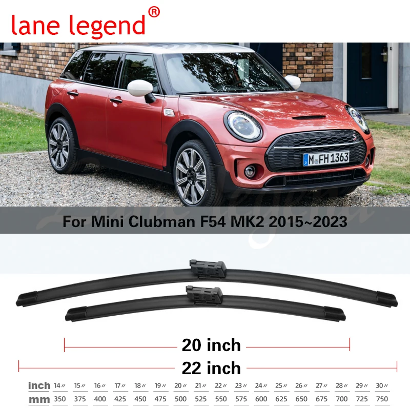 Car Wiper Blade Front Window Windscreen Windshield Wipers Blades Auto  Accessories For Mini Clubman F54 MK2 22+20 2015-2023 - AliExpress