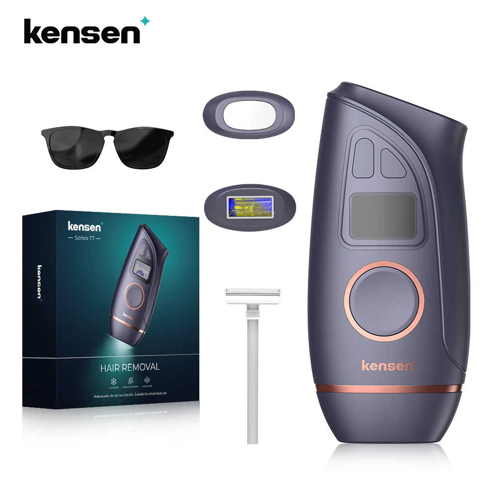 Kensen 999999 Flashes IPL Laser Epilator for Men Women 4 in 1 Removal Laser Epilator System Painless Trimmer Electric Depilador