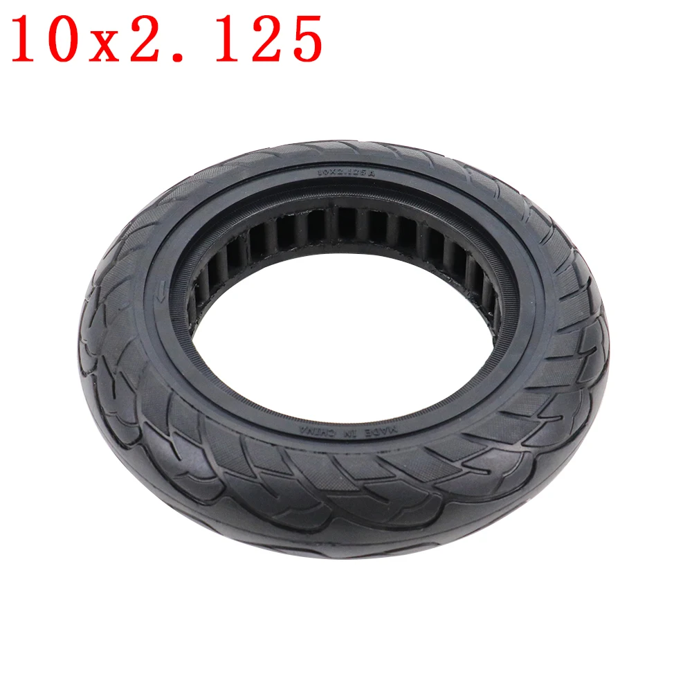 Explosion-proof 10 Inch 10x2.125 Solid Tyre 10*2.125 Tubeless Tire for Electric Scooter Balance Car Refitting Accessories