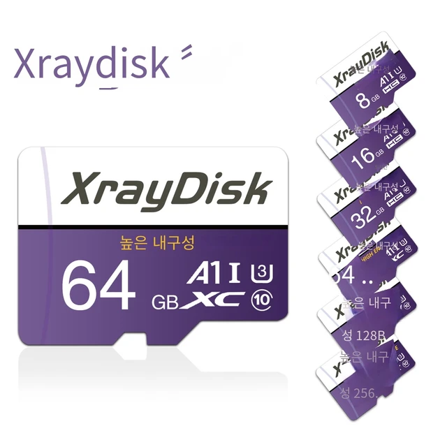 Xraydisk Memory Card Microsd 128GB 64GB 32GB High Speed Flash TF SD Card  Flash Card