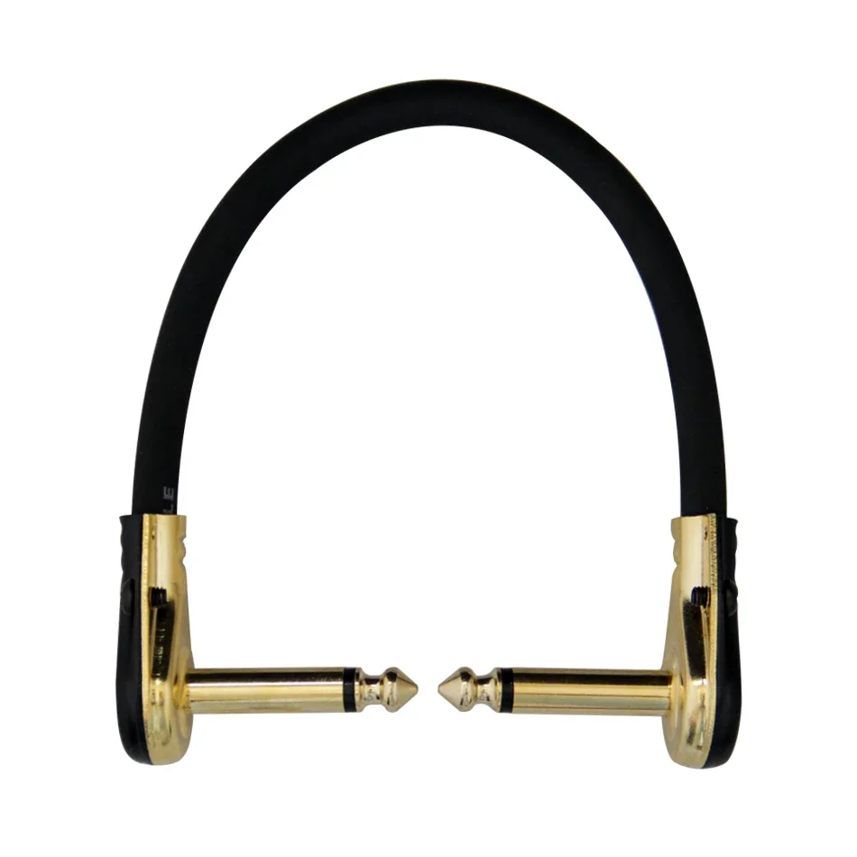 3 Pièces/6 Pièces Câbles De Raccordement De Guitare Angle Droit 15/30CM 1/4 Câble De Guitare Pour Pédales D'effet De Guitare