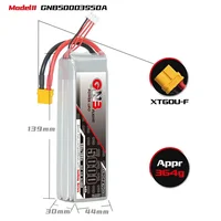 Max 100C GAONENG 11.1V/14.8V/22.2V 5000mAh 50C 3S1P/4S1P/6S1P Lipo Battery With XT60 Plug For FPV Drone RC Helicopter Car Boat 2