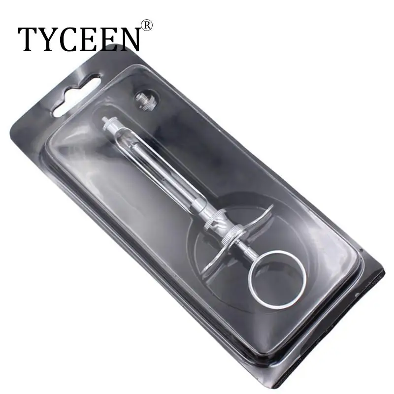 Dental Syringe Stainless Steel Dentistry Surgical Instrument With Head Dental Teeth Care Dental Anesthesia Aspirating Syringe