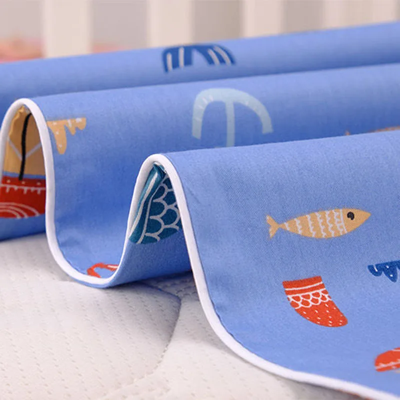 Cotton Children's Bed Pillow Dust Cover Four Seasons Baby Pillowcase 62x32CM Cartoon Side Zipper Boys Girls Pillowcase
