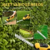2 IN 1 Hedge Trimmer Cordless for Dewalt 20V Battery Electric Grass Shears Handheld Shrub Trimmer Bush Trimmer (No Battery) 5