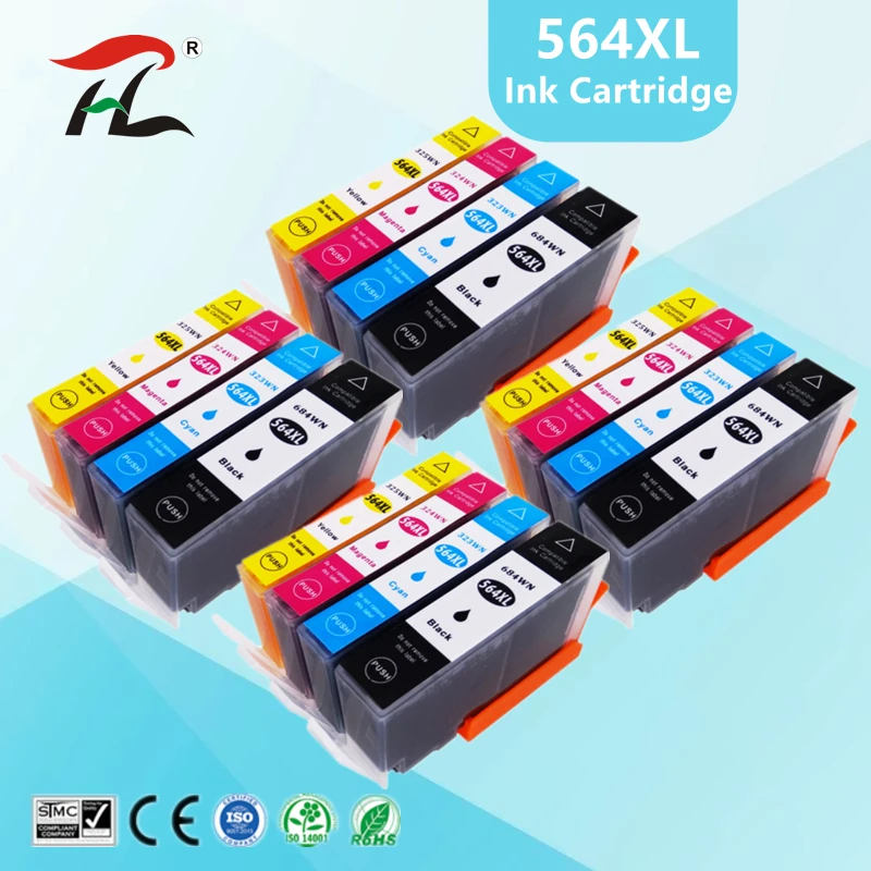 

Compatible 564 ink cartridge for hp 564XL for hp564 Photosmart 5510/5511/5512/5514/5515/5520/5522/ 5525/6510/6512/6515 printer