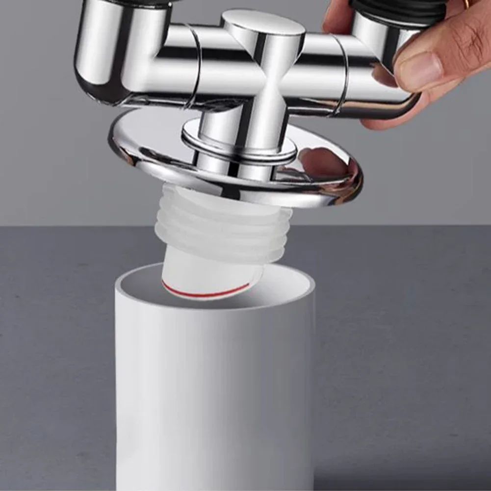 Washing Machine Sewer Pipe Floor Drain Tee Joint Floor Drain Adapter Elbow Pipe Connector Anti-odor And Anti-overflow washing machine drain connector
