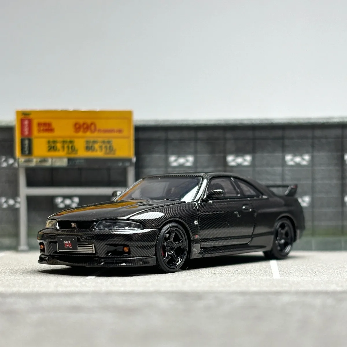 

Модель Nissan GT-R BCNR33 GTR33, модель автомобиля из сплава, масштаб 1:64