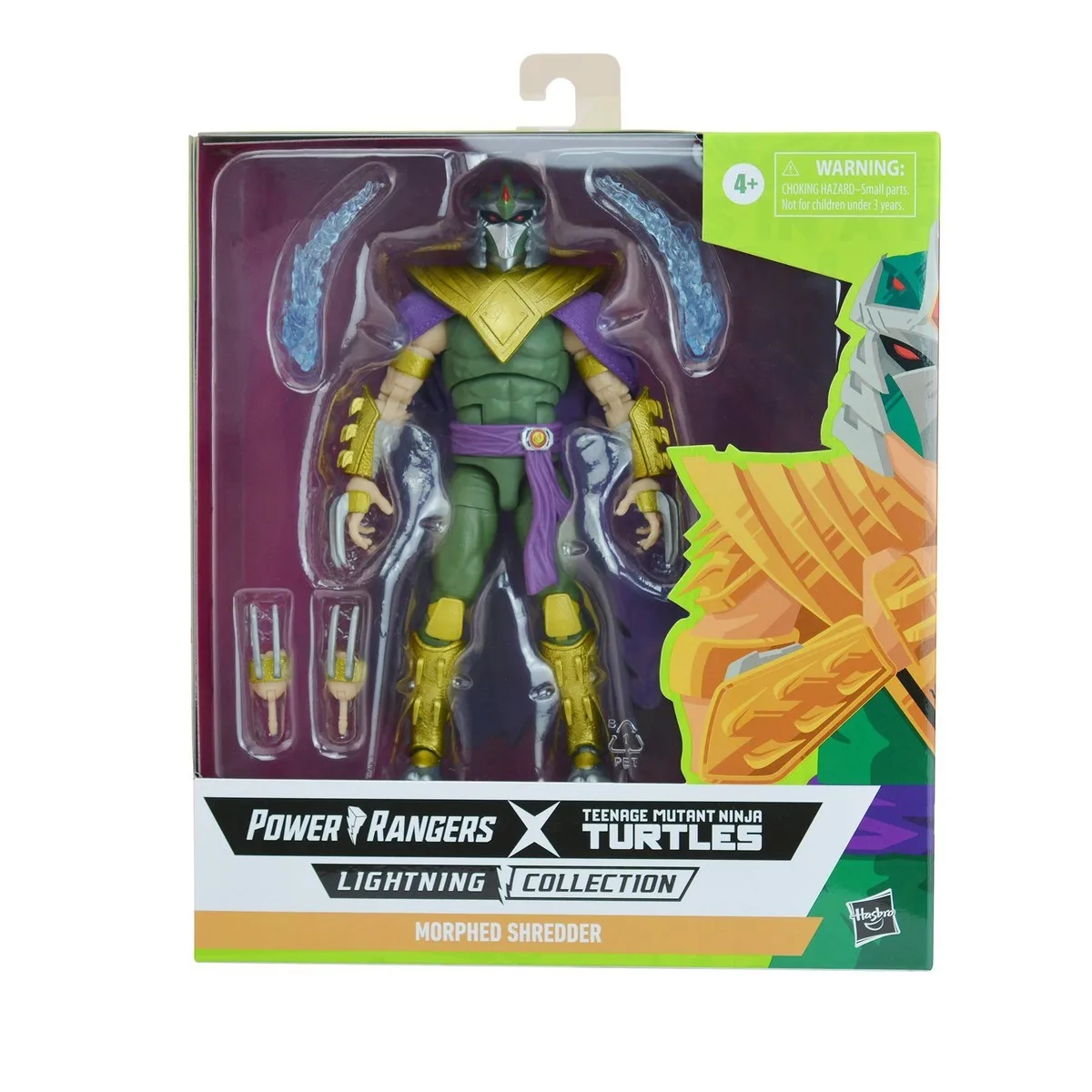 

Power Rangers X Teenage Mutant Ninja Turtles Lightning Collection Morphed Shredder Action Figure Premium Model Toy Gift F2969