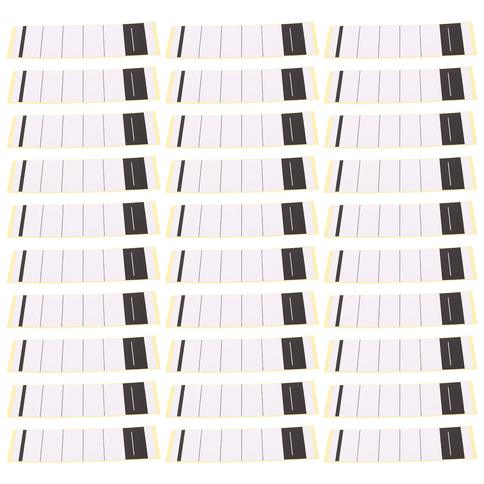 50 Pcs Self Adhesive Binder Labels for Office Organization Index Spine Tabs Removable File Chart Stickers for Business Printing - 2