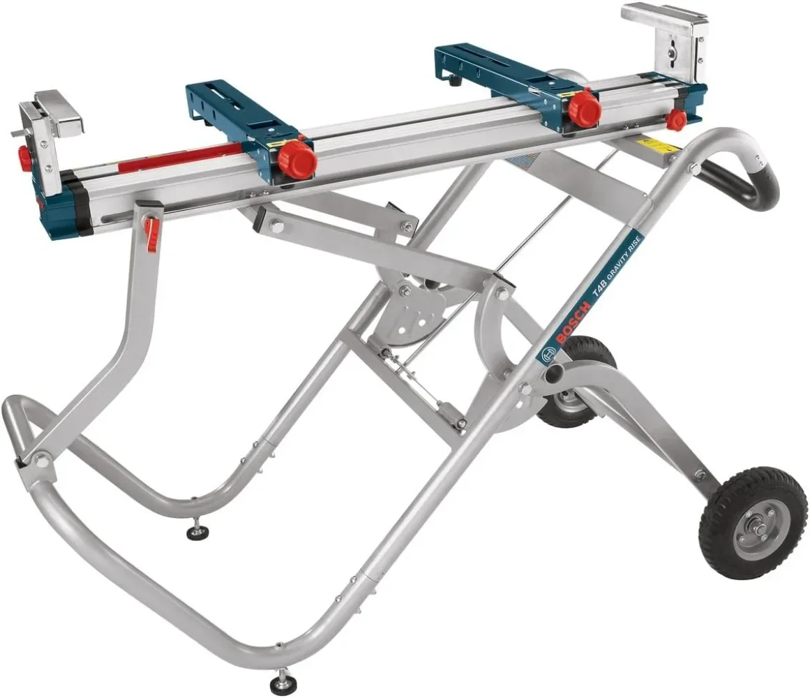 Portable Gravity-Rise Wheeled Miter Saw Stand T4B Stands & Mobile Bases