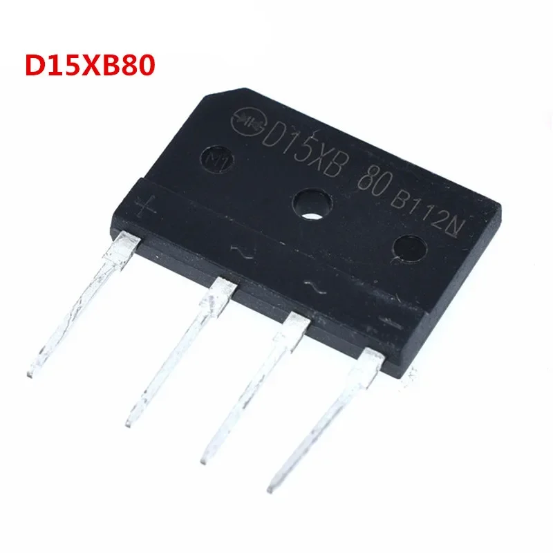 

5 шт. D15XB80 ZIP-4 D15XB 60 ZIP bridge выпрямитель D15XB80 D15XB 80