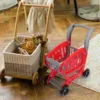 Simulation Basket Toy Toy for Toddlers Kids Role-playing Cart Simulated Shopping Trolley Abs Pretend Child Early Educational Toy 2