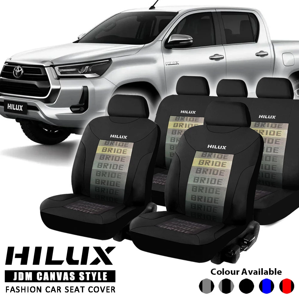 Conjunto completo Universal de accesorios de moda coche, funda de de coche con diseño de de neumáticos JDM para Toyota Hilux| | - AliExpress