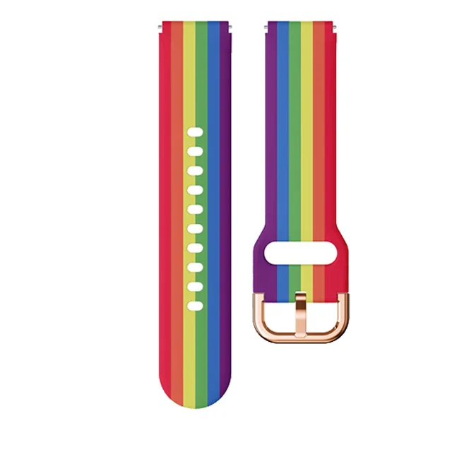 Romantic Classic Silicone Strap for Women's Watch - Colorful Design