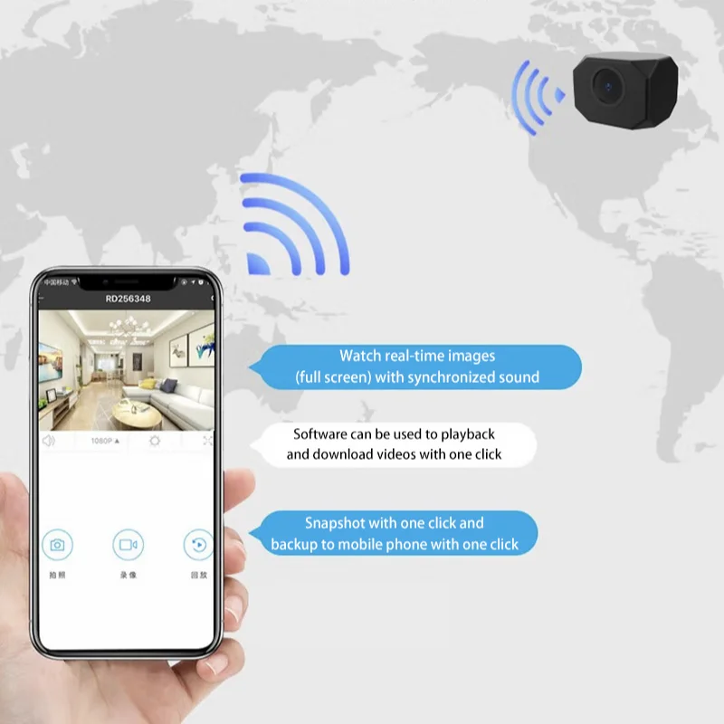 4K WiFi Security Camera Indoor Wireless Mini Home IP Camera APP Remote Monitor Night Vision Motion Detection 2 Way Audio 2026 5