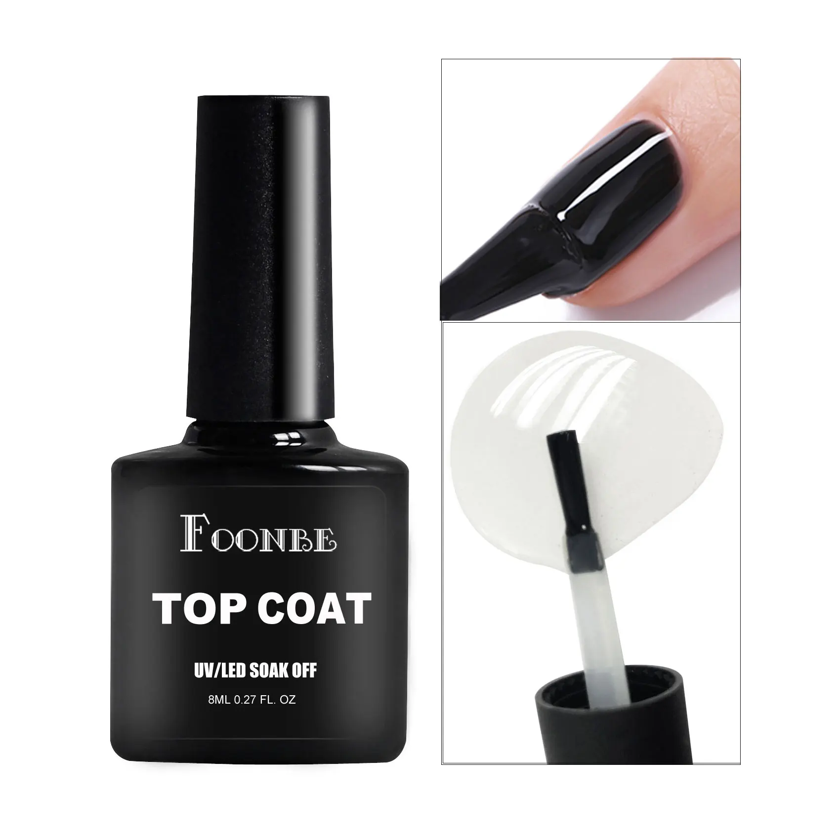 7ml Top Coat Gel Nail Polish For Nail Art Design