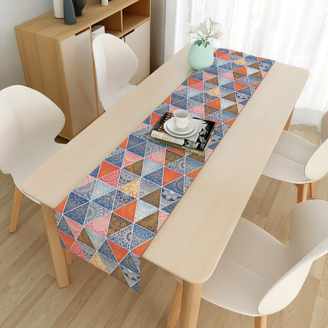 Eid al-Fitr Muslim Eid Decoration Tablecloth Moon Festival Home Long Tablecloth Placemat Mubarak Decorative Tablecloth