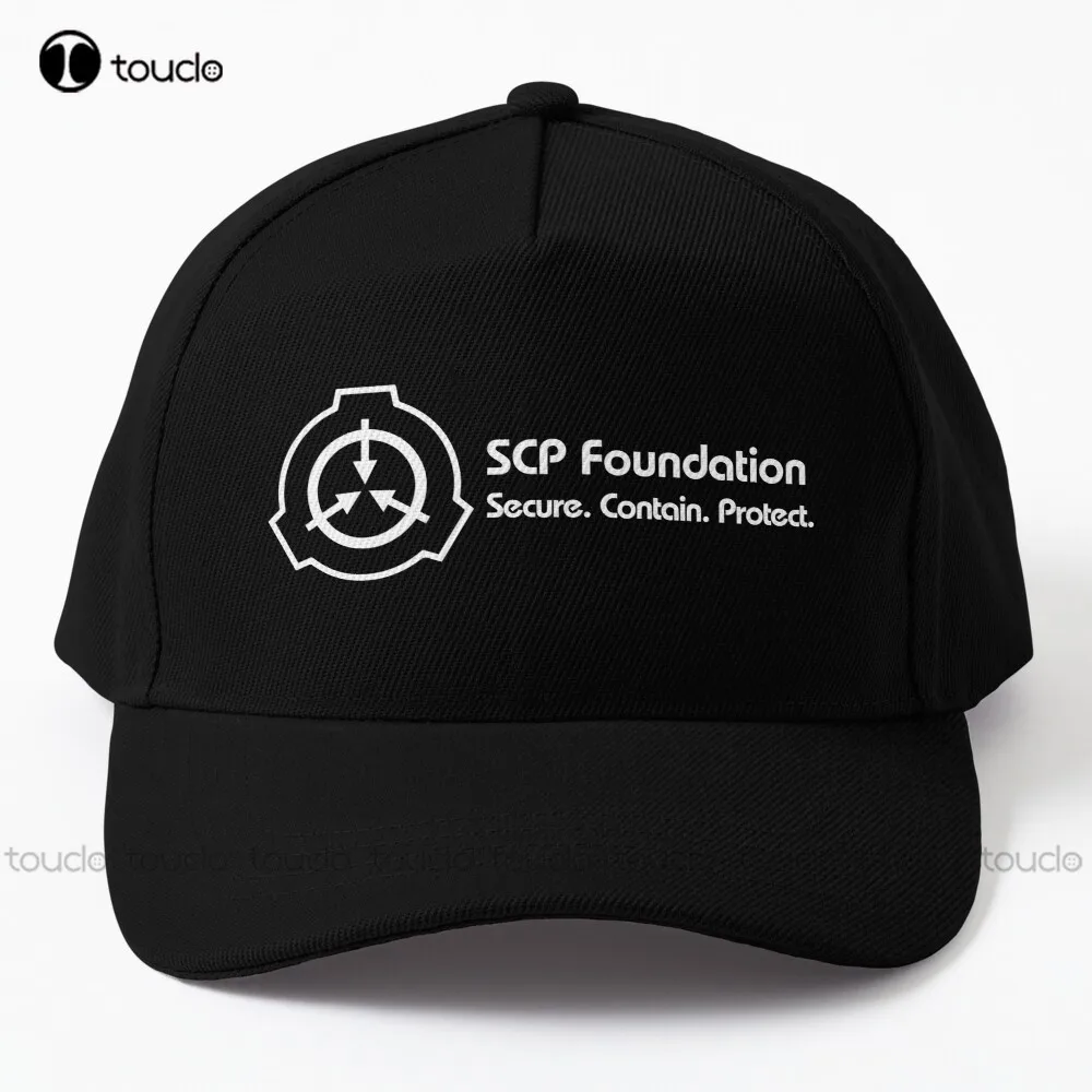 

Scp Foundation (On Black) ребенка бейсбольной кепки бейсбольная кепка на заказ унисекс взрослая Молодежная летняя бейсболка забавная