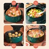 Multifunctional Electric Crepe Maker Pancake Baking Pan Pizza Oven BBQ Barbecue Double-Plate Frying Grill Hot Pot Cooker Skillet 6