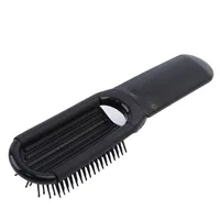 Plastic Folding Comb Portable Makeup Mirror Comb Foldable Massag Girl Bangs Fashionable Convenient  Carry On Bag Comb 2