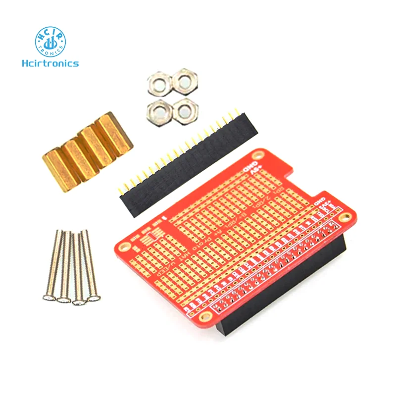 Compatibile Raspberry Pi Raspberry Pi Generation 2 Type B +/A + Hat Hole In The Wall Board Extension Board Kit Di Saldatura Fai Da Te
