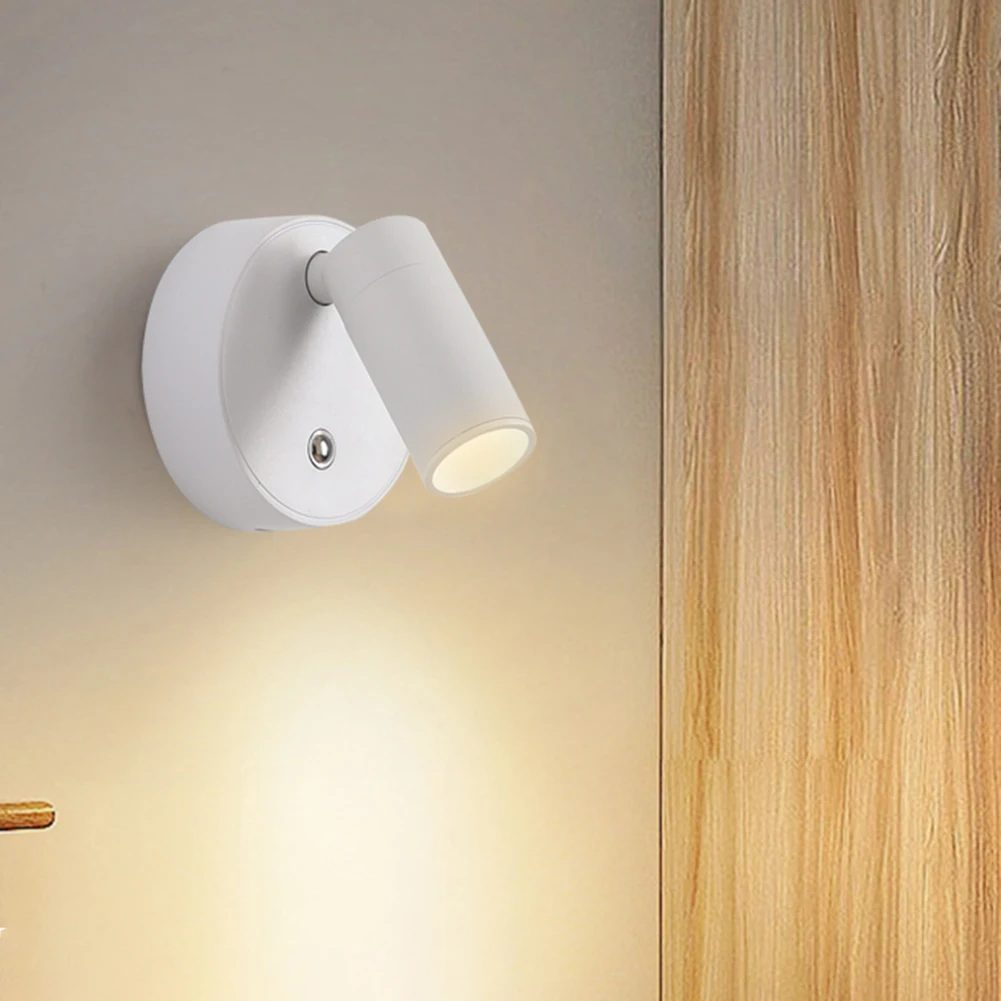 Description Picture 5 of itemAdjustable Wall Light USB Rechargeable 1800mAh Bedside Reading Wall Lamp COB Touch Control Warm Light Indoor Lighting Room Decor