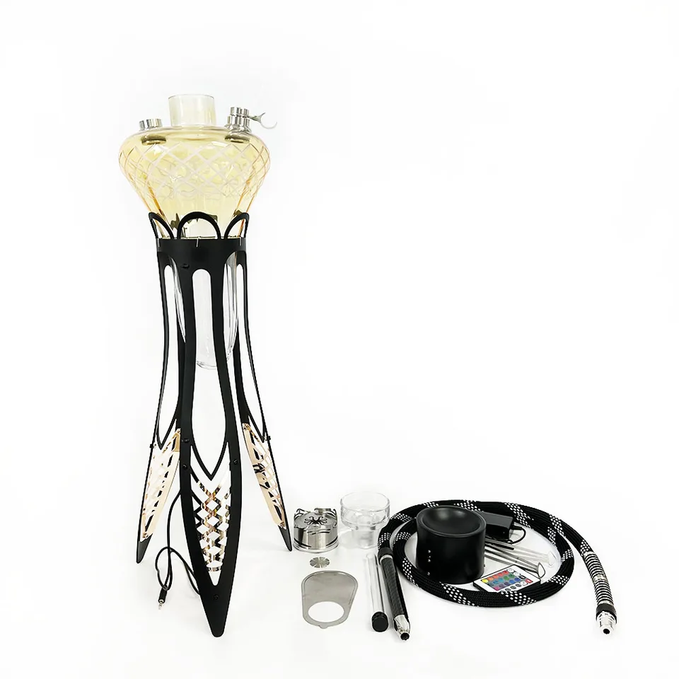 74CM Transparent Large Medusa Hookah Narguile Shisha Smoking Set