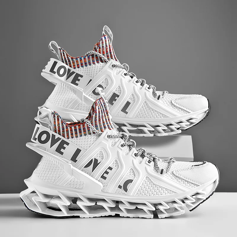 New Arrival Mens Tennis Shoes Breathable Running Shoes For Men Non-Slip Sneakers Male Black White Man Sports Trainers Footwear