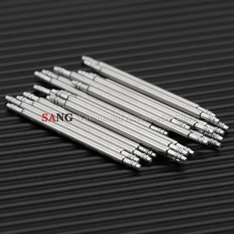 Premium Stainless Steel Watch Strap Spring Bar Pins - 20 Piece Set