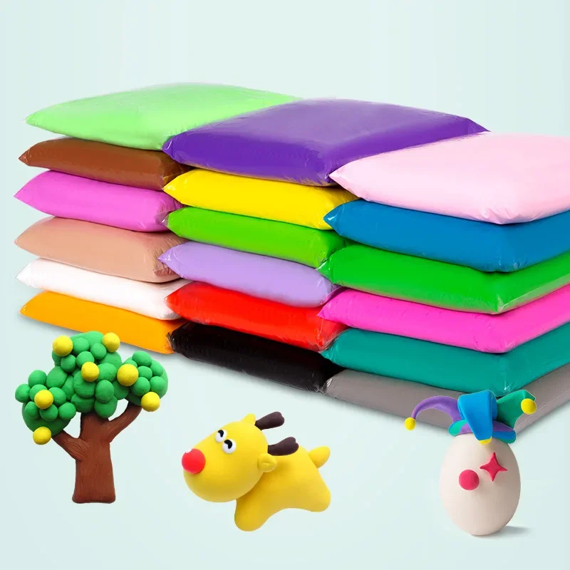 12 24 36 Color Modelling Clay Colorful Plasticine Super Light Clay Air Dry Polymer Slime Educational Toy Kid Girl Birthday Gift 2