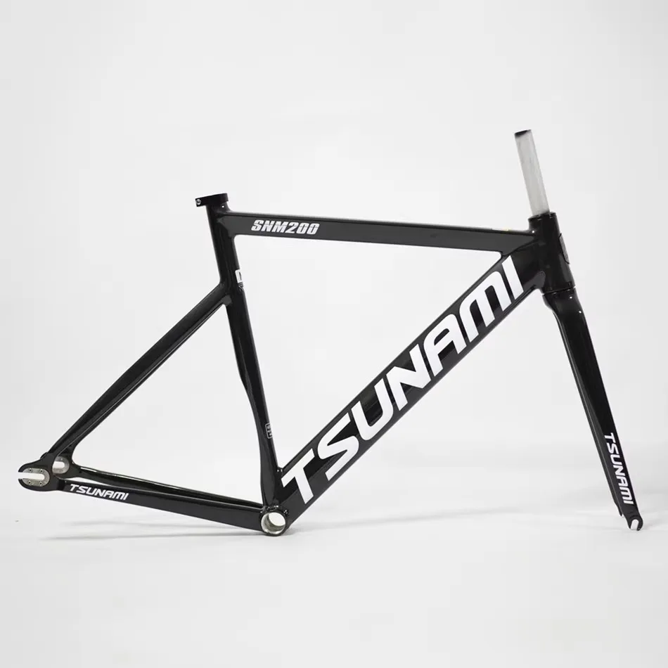 Fixed Gear Bike Frame And Fork Tsunami SNM200 Aluminum Alloy