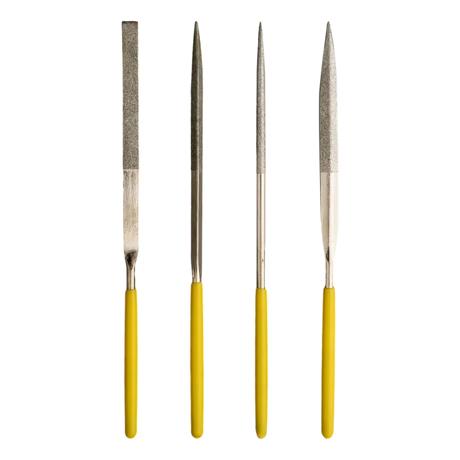 

Long lasting and Effective Ultra Thin Hand File Set 4pcs Assorted Cutter Tools for Reliable Precision For Grinding