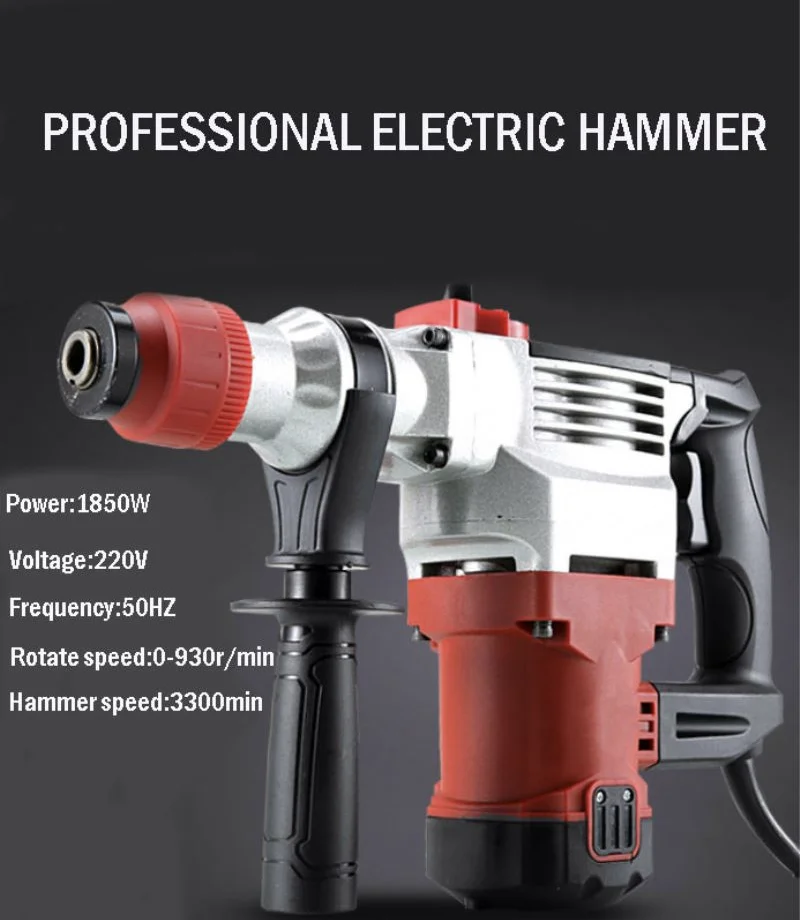2200W 220V 3300/min Multifunctional Electric Hammer/Drill/Electric Pick Portable