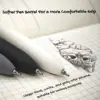 Zanshi Black and White Gray Set Gel Pen, Retractable Gel Pen, Quick Drying Ink Pen, Fine Nib, Advanced Smooth Writing Pen, Aesth 4