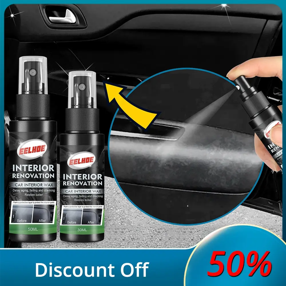 Plastic Restore Agent For Car Interior Part Paint Polish For Plastic