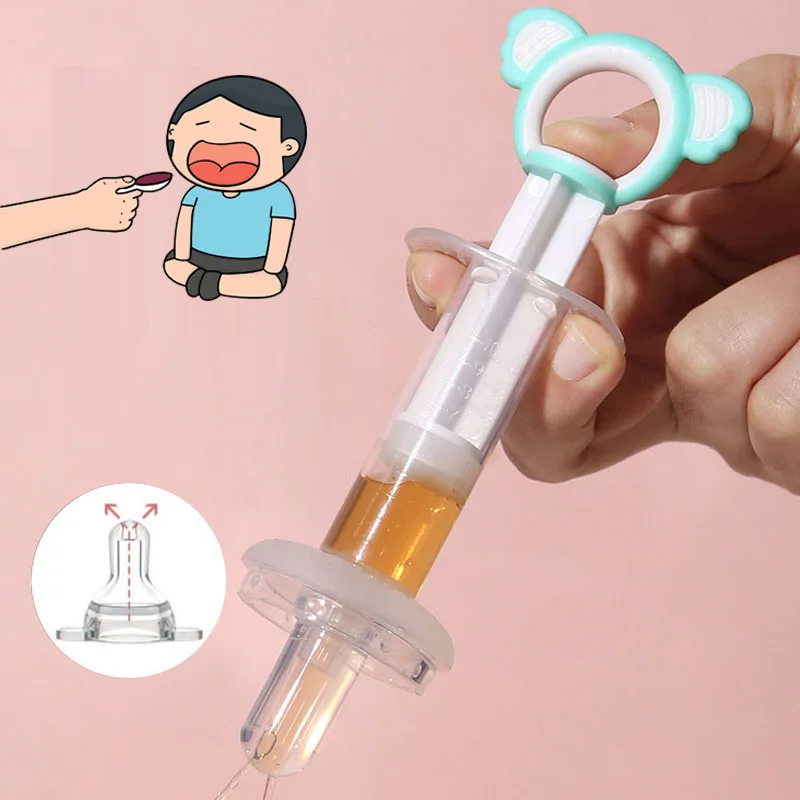 

Baby Medicine Feeder Needle Feeder BPA-Free Children Food Grade Squeeze Dropper Dispenser Anti-Choke Medicine Dropper Pacifier