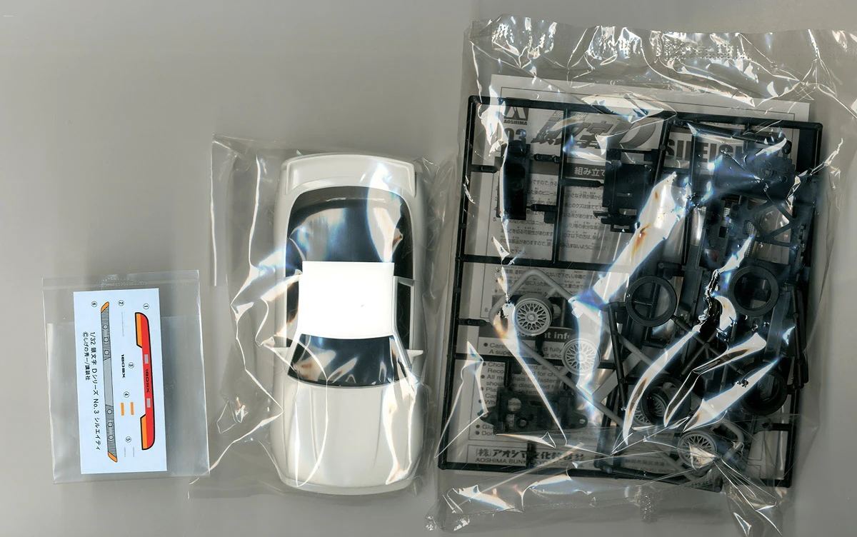 Aoshima  Assembled Car Model 1/32 Scale For Initial D series SILEIGHTY RIYOUSUKE AE86 RX-7 TRUENO DTAKUMI86 AE86