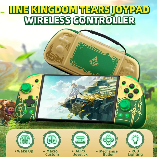 Introducing the JoyPad Golden-Green Neptune Wireless Controller