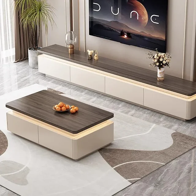 Table basse de luxe simple, style nordique moderne, élégante et chic, pour salon, meuble de salon 1