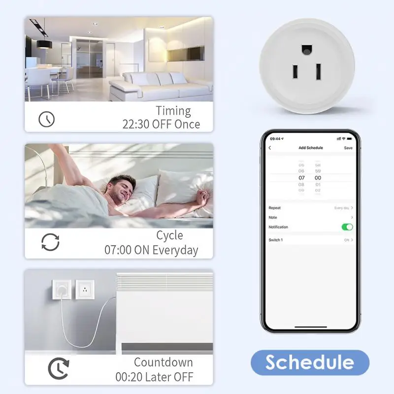 CORUI 10A US WiFi TUYA Ʈ ÷ ,    Ʈ Ȱ Alexa Google Ȩ ۵  