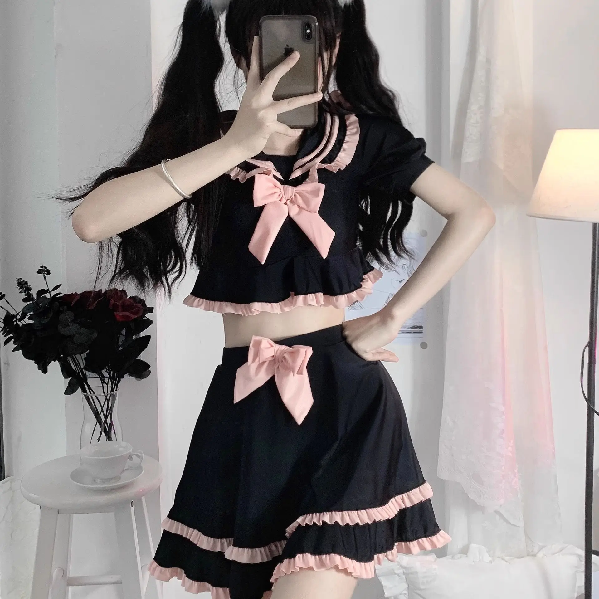 Women's Swimsuit Hot Sale Of The Season New Style Summer Bikini Skirt Type Student Pure Desire High Sensation Slimming Beachw...