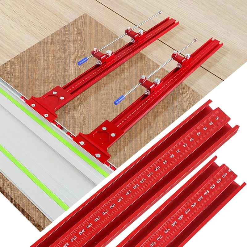 3000mm Parallel Rail Guide System Aluminium Circular Saw Track Set Track Saw Rail For Festol