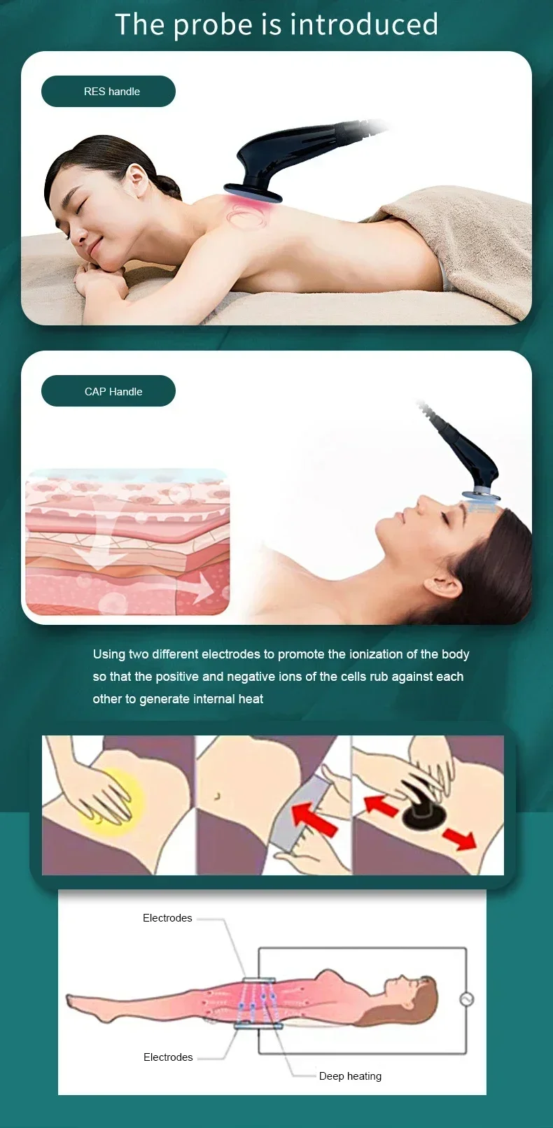 2026 Portable Fungal Treatment Machine, 448 Hold Z, CET RET PATCH AR, RF, Monopolar Probe, High Radio, Dead Diode, Weight Loss S3065a6cf49d54a9b9c801159a1f67b49S