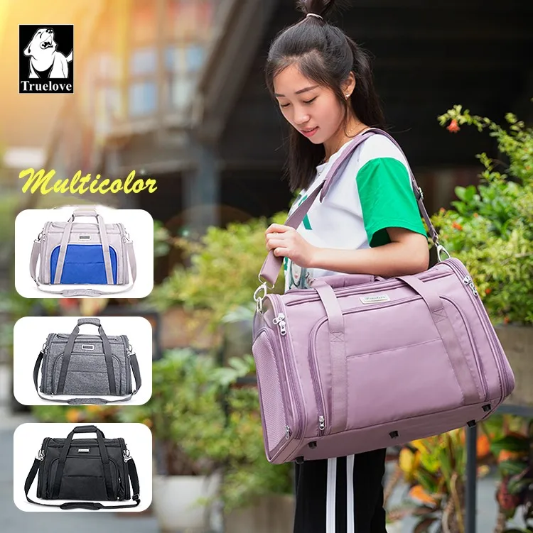 Pet Carrier Bag Pet Carrying Bag Pet Backpack Truelove Pet Bag Breathable Large Space Foldable and Water-Pepellent Pet Backpack Outdoor Travel Use Dog and Cat TLX3971