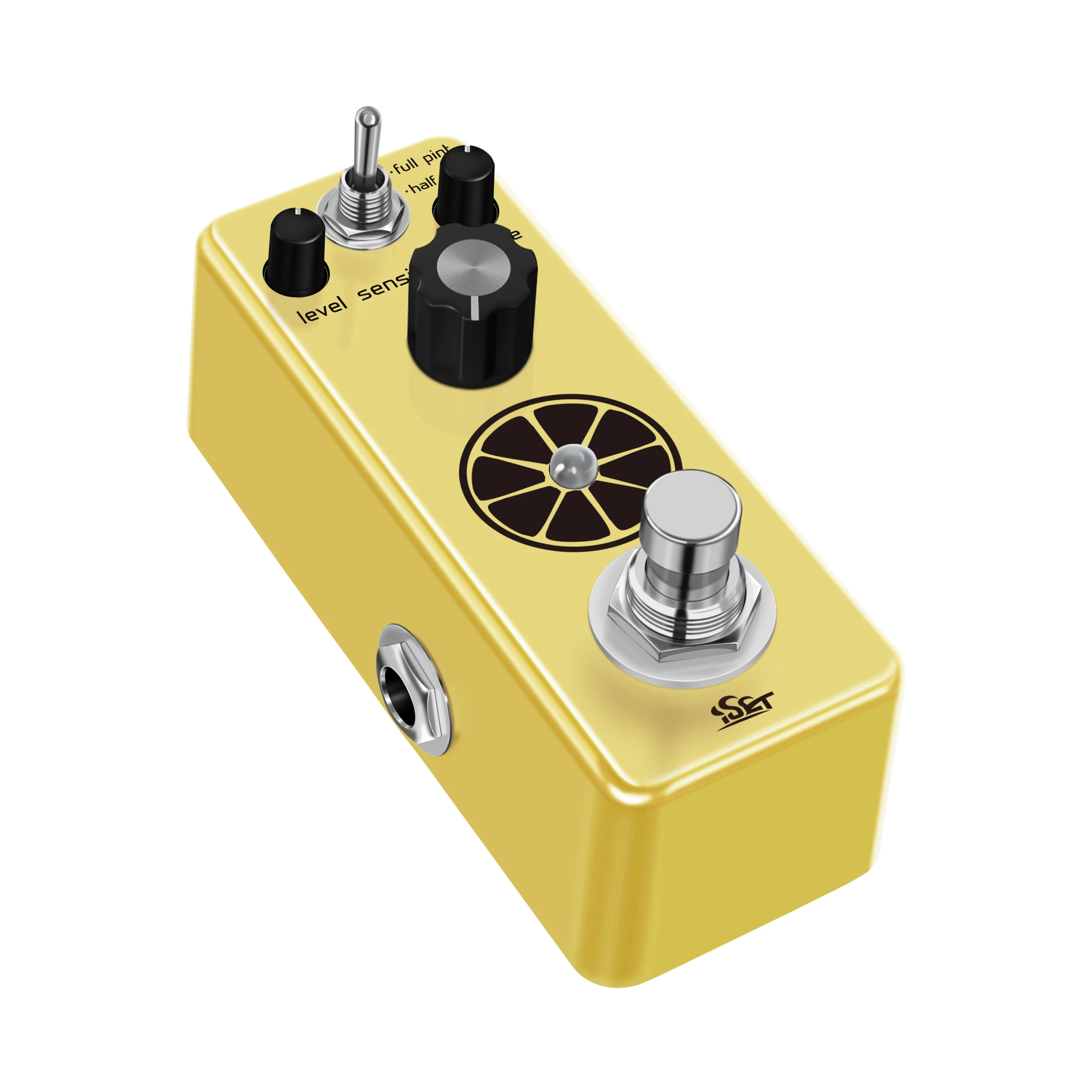 ISET CP-02 Compressor Guitar Pedal Analog Lemon Compress Effect Electric Guitar Bass True Bypass